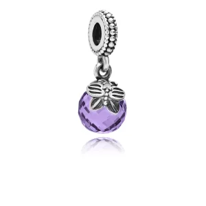 (image pour) PANDORA - Papillon matinal, cz mauve et incolore - 791258ACZ - Charms