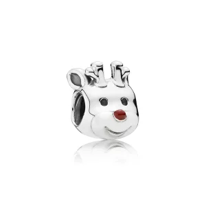 PANDORA - Petit renne au nez rouge, émail rouge foncé - 791781en39 (image pour) PANDORA - Petit renne au nez rouge, émail rouge foncé - 791781en39