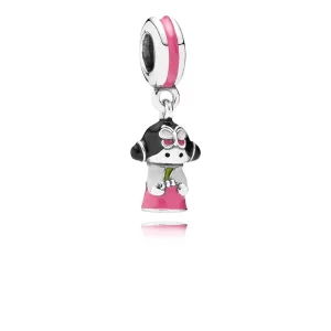 (image pour) PANDORA - Poupée coréenne, émaux divers - 791387ENMX - Charms