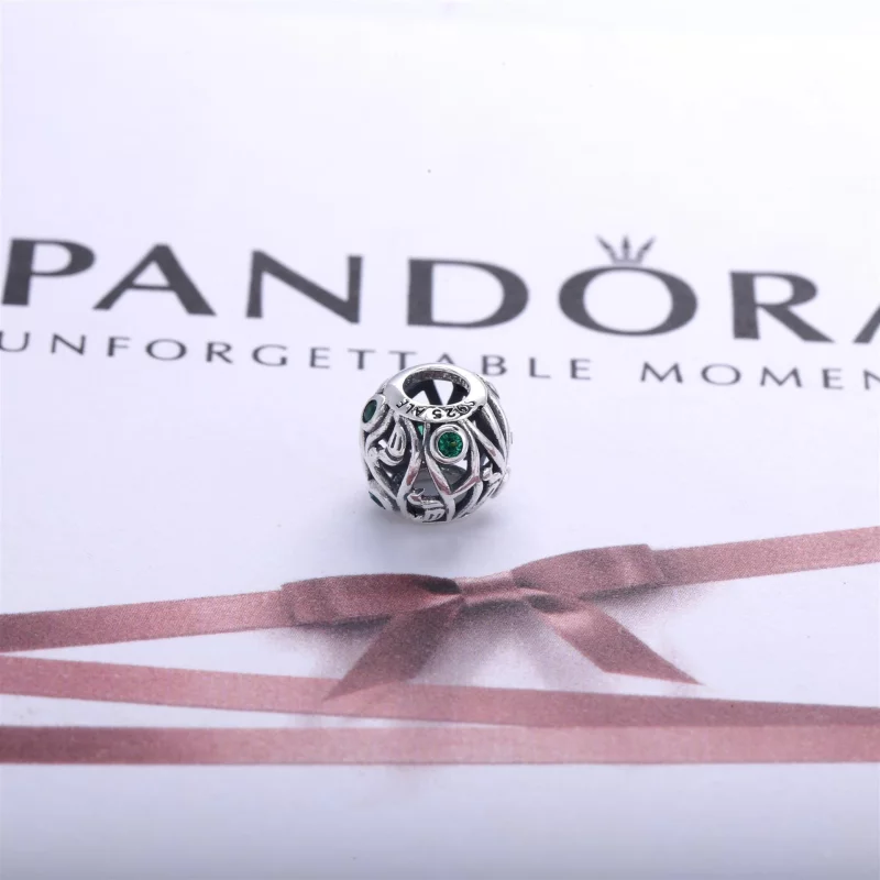 (image pour) PANDORA - Qui se ressemble s'assemble, cz vert foncé - 791213CZN - Charms - Afficher 3