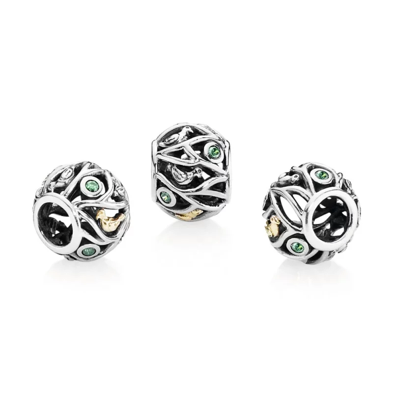 (image pour) PANDORA - Qui se ressemble s'assemble, cz vert foncé - 791213CZN - Charms - Afficher 4