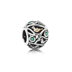PANDORA - Qui se ressemble s'assemble, cz vert foncé - 791213CZN - Charms (image pour) PANDORA - Qui se ressemble s'assemble, cz vert foncé - 791213CZN - Charms