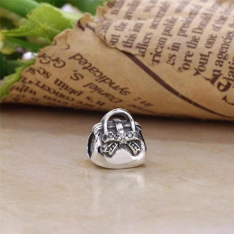 (image pour) PANDORA - Sac à main, cz incolore - 791534CZ - Charms - Afficher 2