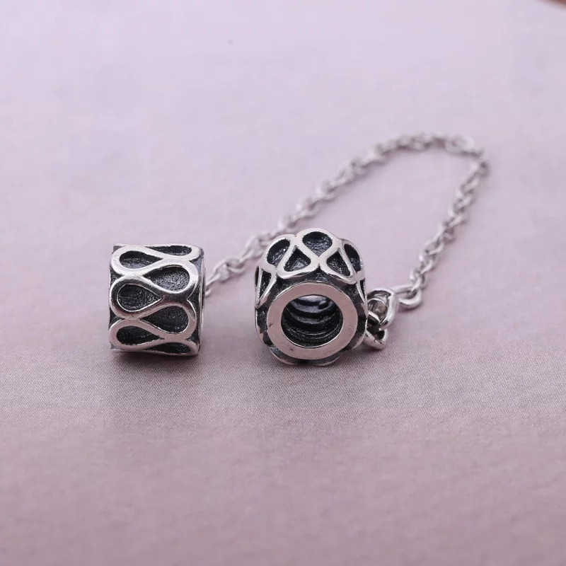 (image pour) PANDORA - Silver safety chain - 790315 - Charms - Afficher 2