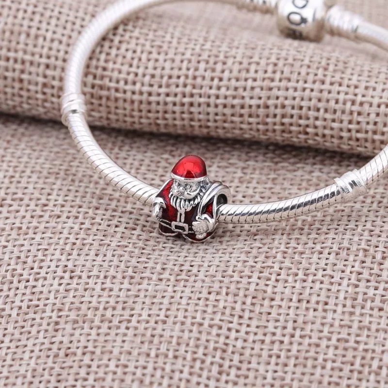 (image pour) PANDORA - St-Nicolas, émail rouge carmin - 791231ENMX - Charms - Afficher 2