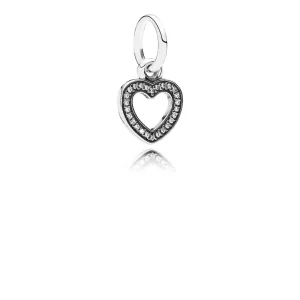 (image pour) PANDORA - Symbole d'amour, cz incolore - 791304CZ