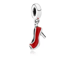 (image pour) PANDORA - Talon aiguille rouge, émail rouge - 792154EN09