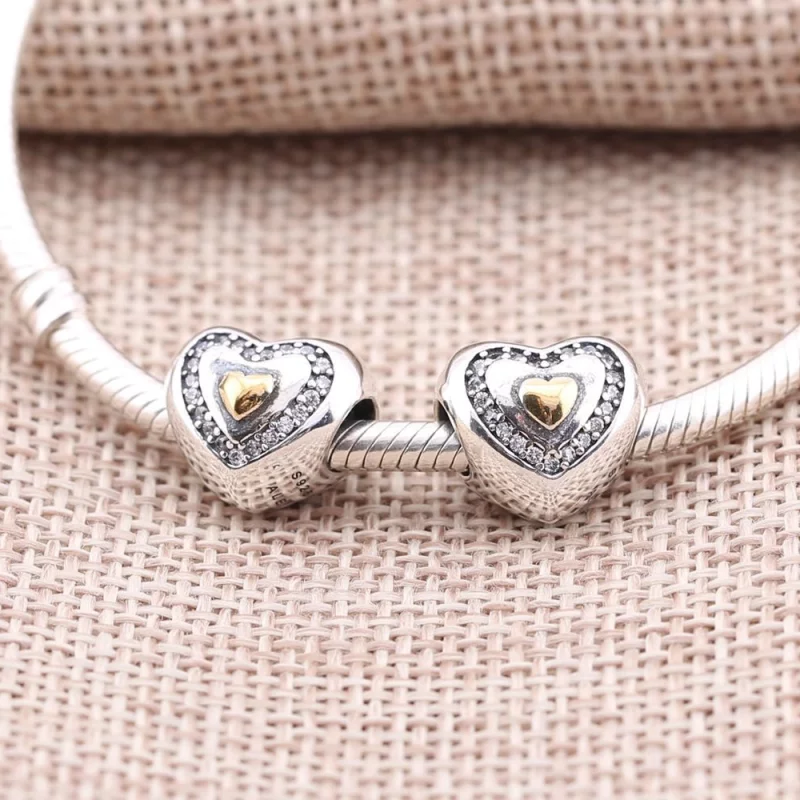 (image pour) PANDORA - Toujours dans mon cœur - 791523CZ - Charms - Afficher 2