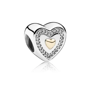 PANDORA - Toujours dans mon cœur - 791523CZ - Charms (image pour) PANDORA - Toujours dans mon cœur - 791523CZ - Charms