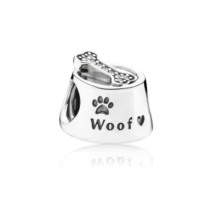 (image pour) PANDORA - Wouf, cz incolore - 791708CZ - Charms