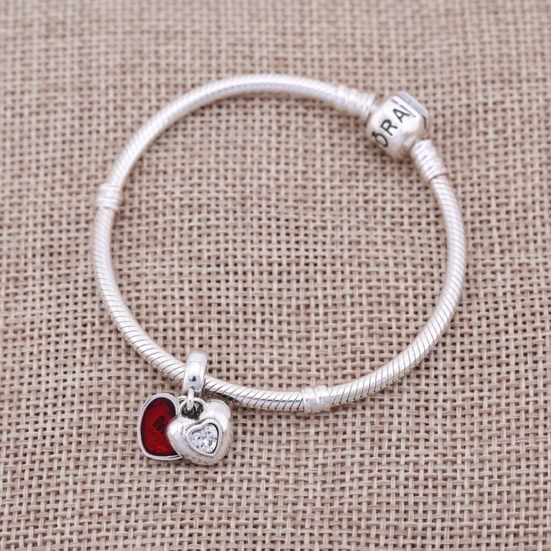 (image pour) PANDORA - You & Me rose - 791244CZ - Afficher 2
