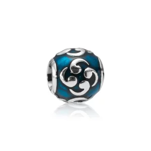 PANDORA - Zen, émail turquoise - 790491EN08 - Charms (image pour) PANDORA - Zen, émail turquoise - 790491EN08 - Charms