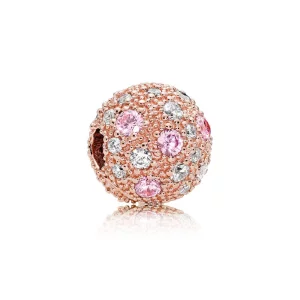 (image pour) Voie lactée, PANDORA RoseMC et cz rose et incolore - 781286PCZ