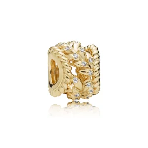 (image pour) Volutes de Grains Éblouissantes, charm 767597CZ PANDORA France