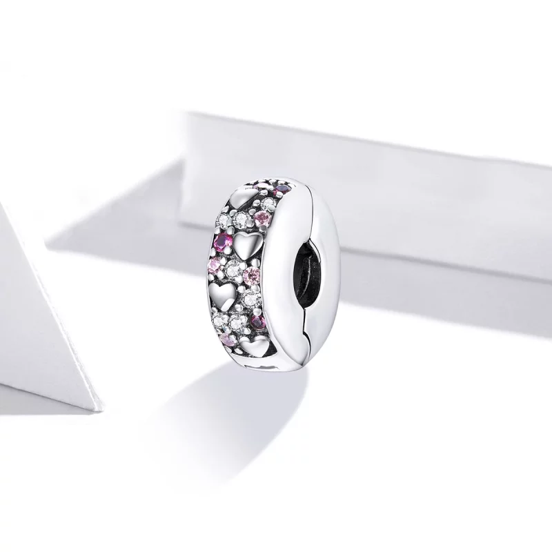 (image pour) Charm Clip Style PANDORA Amour brillant - SCC1745 - Afficher 2