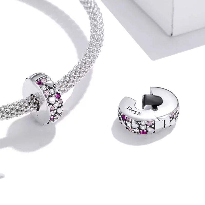 (image pour) Charm Clip Style PANDORA Amour brillant - SCC1745 - Afficher 4