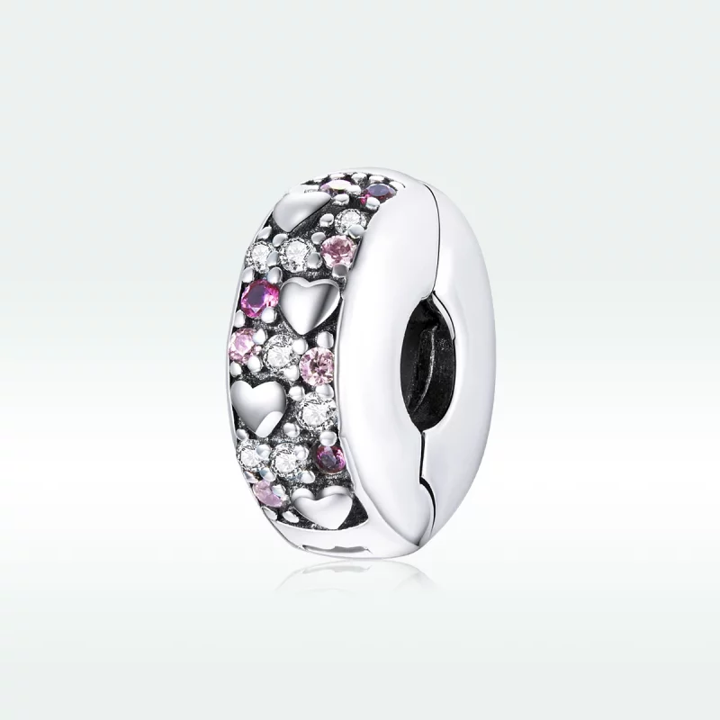(image pour) Charm Clip Style PANDORA Amour brillant - SCC1745 - Afficher 5
