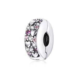 (image pour) Charm Clip Style PANDORA Amour brillant - SCC1745
