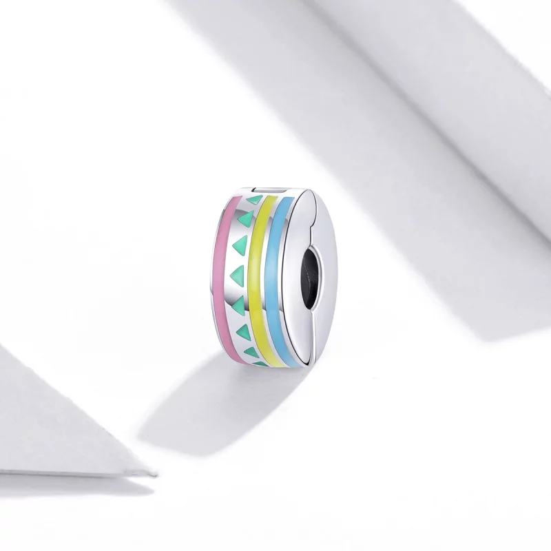 (image pour) Charm Clip Style PANDORA Coloré - SCC1756 - Afficher 2