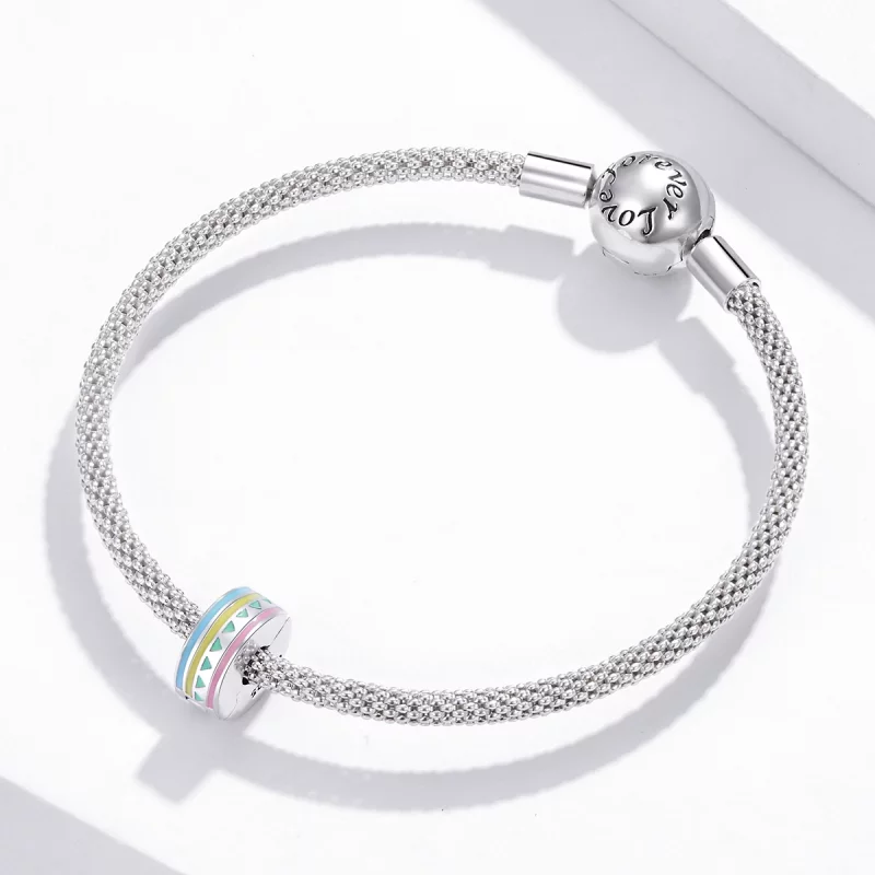 (image pour) Charm Clip Style PANDORA Coloré - SCC1756 - Afficher 3