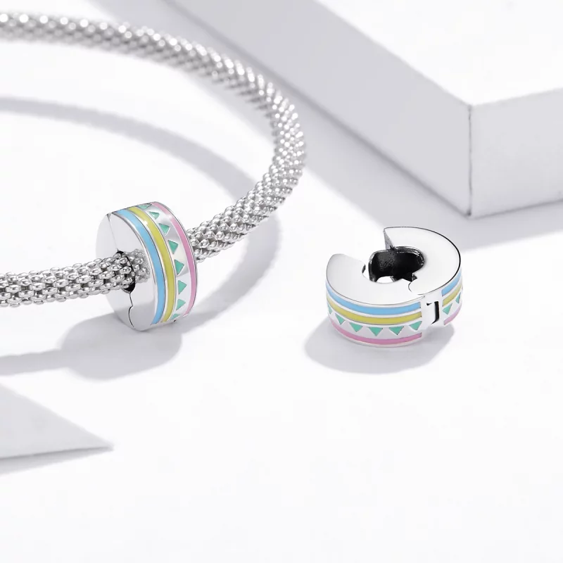 (image pour) Charm Clip Style PANDORA Coloré - SCC1756 - Afficher 4