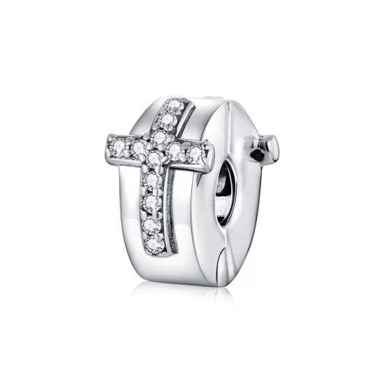 (image pour) Charm Clip Style PANDORA Croix - SCC1497