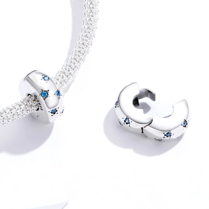 (image pour) Charm Clip Style PANDORA Des vagues au soleil - BSC253 - Afficher 4