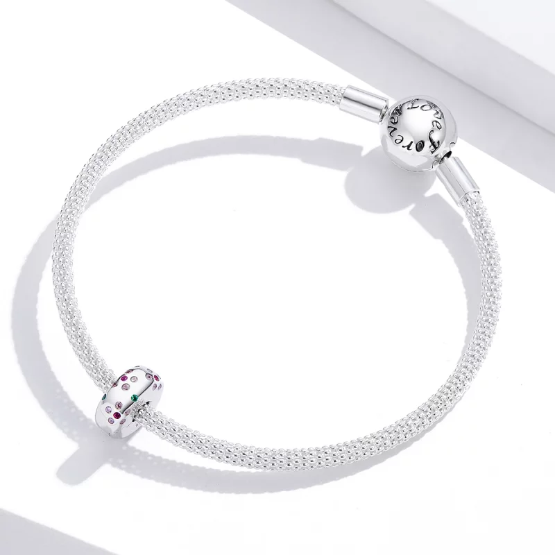 (image pour) Charm Clip Style PANDORA Fleurs contractées - BSC245 - Afficher 4