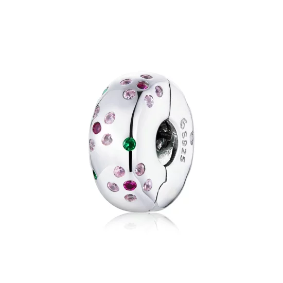 (image pour) Charm Clip Style PANDORA Fleurs contractées - BSC245