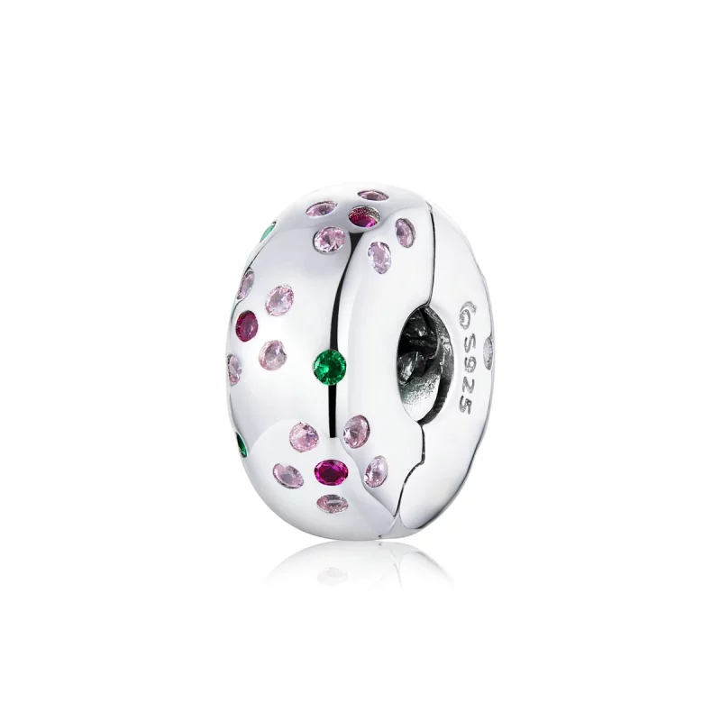 (image pour) Charm Clip Style PANDORA Fleurs contractées - BSC245