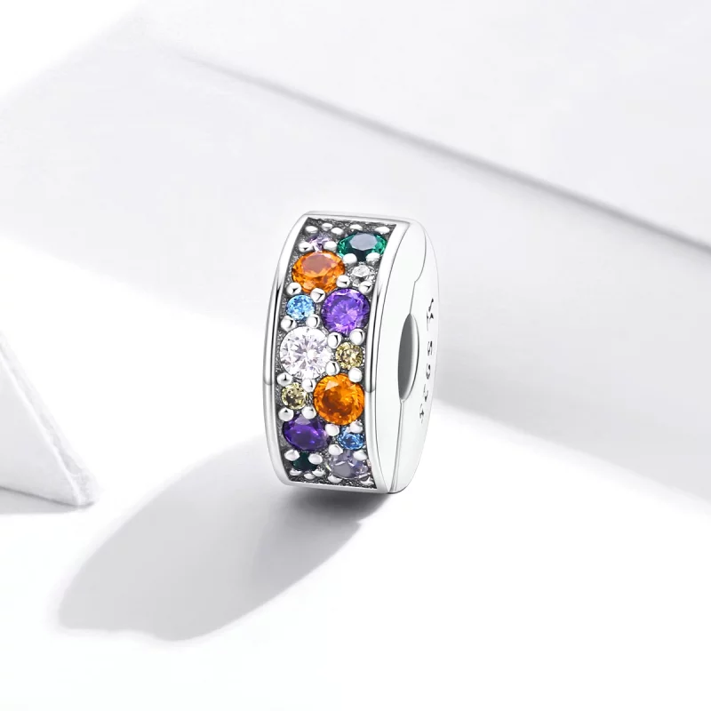 (image pour) Charm Clip Style PANDORA Jardin coloré - SCC1609 - Afficher 2