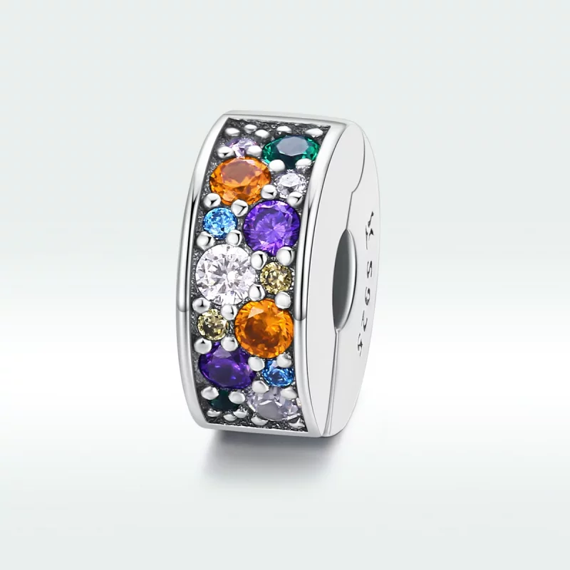 (image pour) Charm Clip Style PANDORA Jardin coloré - SCC1609 - Afficher 5