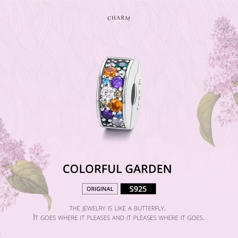 (image pour) Charm Clip Style PANDORA Jardin coloré - SCC1609 - Afficher 6