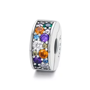 (image pour) Charm Clip Style PANDORA Jardin coloré - SCC1609