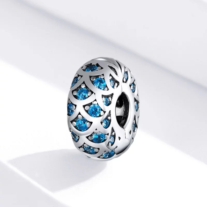 (image pour) Charm Clip Style PANDORA Élégance Bleue - SCC1513 - Afficher 2