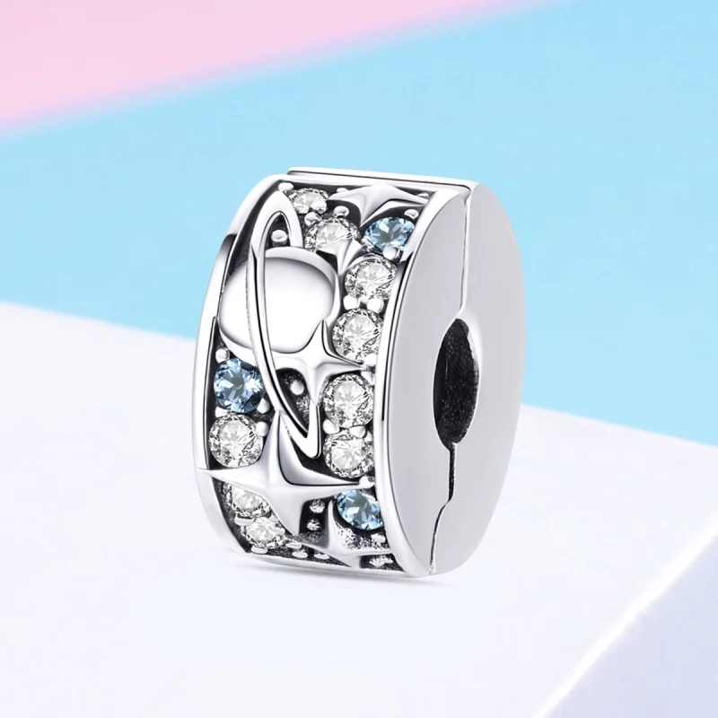 (image pour) Charm Clip Style PANDORA Planète - SCC985 - Afficher 2