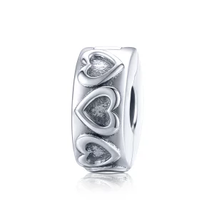 Charm Clip Style PANDORA Relief vintage - SCC1557 (image pour) Charm Clip Style PANDORA Relief vintage - SCC1557