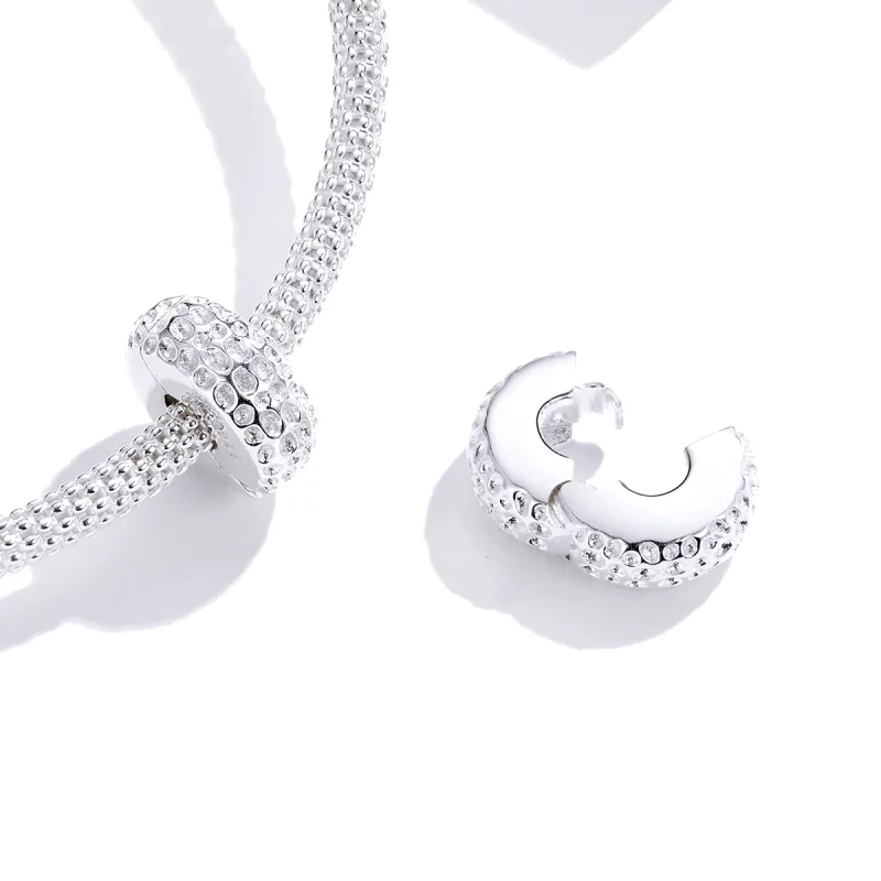 (image pour) Charm Clip Style PANDORA Texture - SCC1490 - Afficher 2