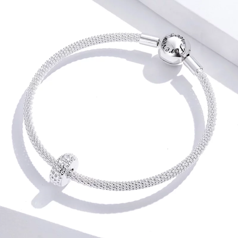 (image pour) Charm Clip Style PANDORA Texture - SCC1490 - Afficher 4