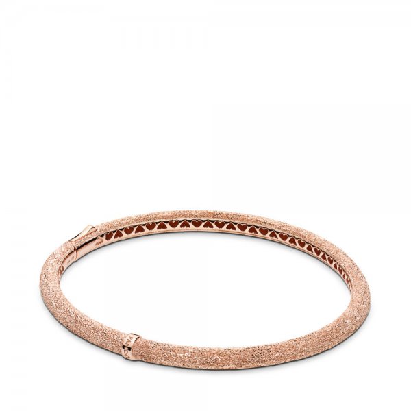Bracelet jonc Grain de Sable en Pandora Rose 587915