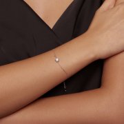 Bracelet Étincelant en Moissanite de Style Pandora - MSB001