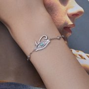 Bracelet à chaîne style Pandora avec l'