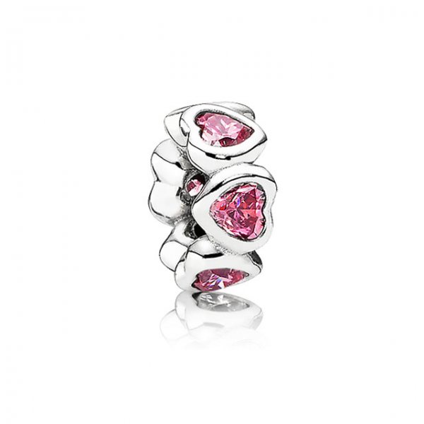 PANDORA - CœURS éTINCELANTS ROSES - 791252CZS