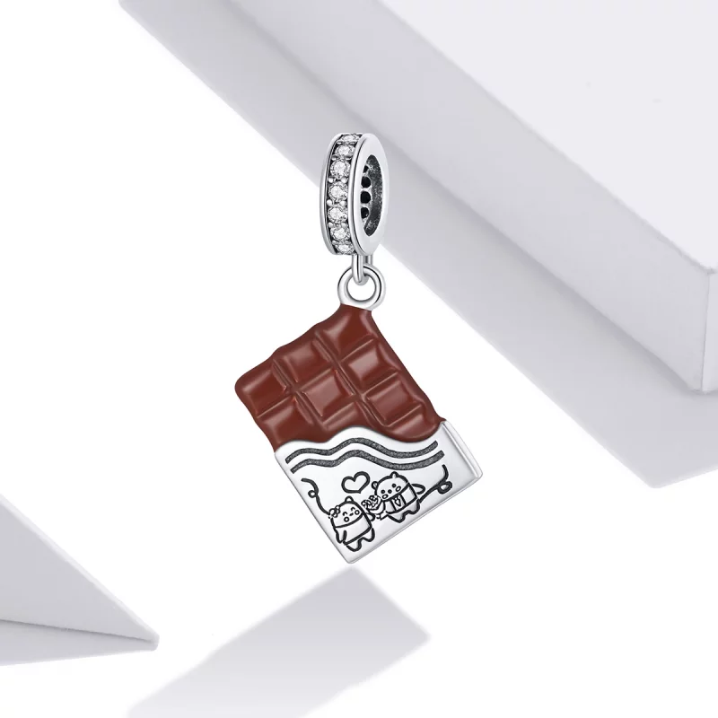 (image pour) Charm Pendant Style PANDORA Amour au chocolat - SCC1782 - Afficher 2