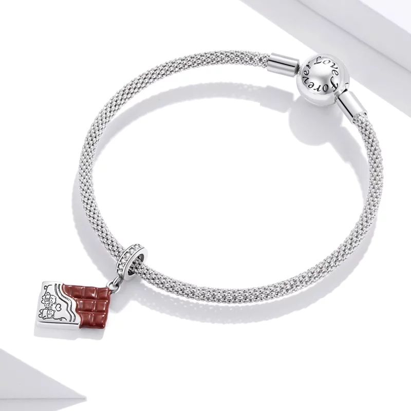 (image pour) Charm Pendant Style PANDORA Amour au chocolat - SCC1782 - Afficher 3