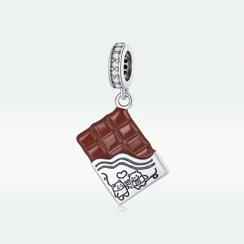 (image pour) Charm Pendant Style PANDORA Amour au chocolat - SCC1782 - Afficher 5