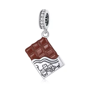 Charm Pendant Style PANDORA Amour au chocolat - SCC1782 (image pour) Charm Pendant Style PANDORA Amour au chocolat - SCC1782