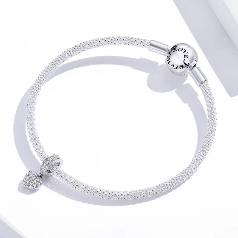 (image pour) Charm Pendant Style PANDORA Amour brillant - BSC211 - Afficher 2