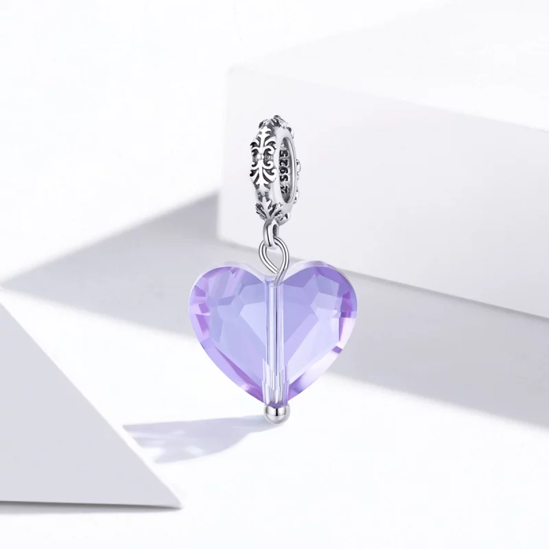 (image pour) Charm Pendant Style PANDORA Amour romantique - SCC1816 - Afficher 2