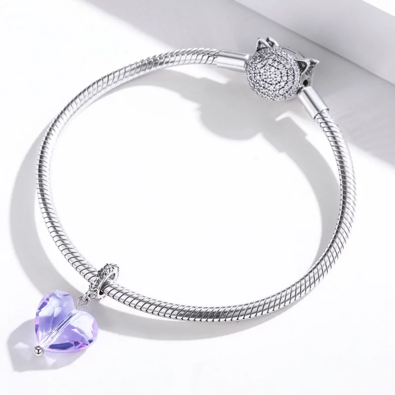 (image pour) Charm Pendant Style PANDORA Amour romantique - SCC1816 - Afficher 3